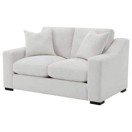 Ashlyn Track Arm Sofa, Loveseat & Chair - Sand Fabric with Pocket Coil Seating, Living Room Sets – view 19