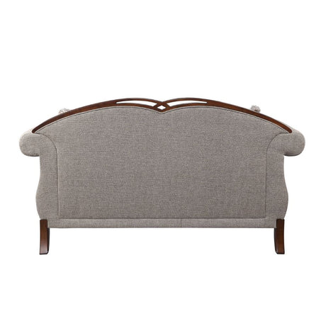 Miyeon Loveseat, Chair & Marble End Table