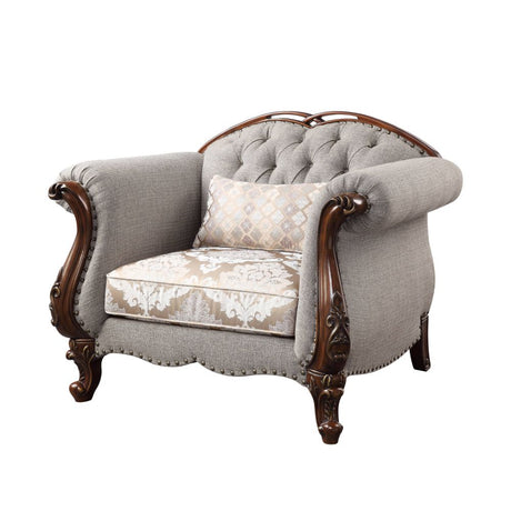 Miyeon Loveseat, Chair & Marble End Table
