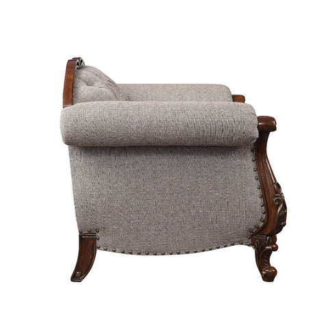 Miyeon Loveseat, Chair & Marble End Table