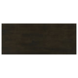 Rachelle 3-Piece Coffee Table Set & Console Table - Transitional X-Side Design in Deep Merlot – view 18