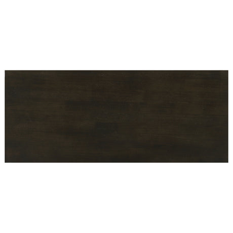 Rachelle 3-Piece Coffee Table Set & Console Table - Transitional X-Side Design in Deep Merlot – view 18