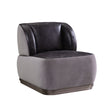 Decapree Industrial Accent Chair & Ottoman