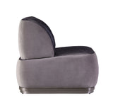 Decapree Industrial Accent Chair & Ottoman