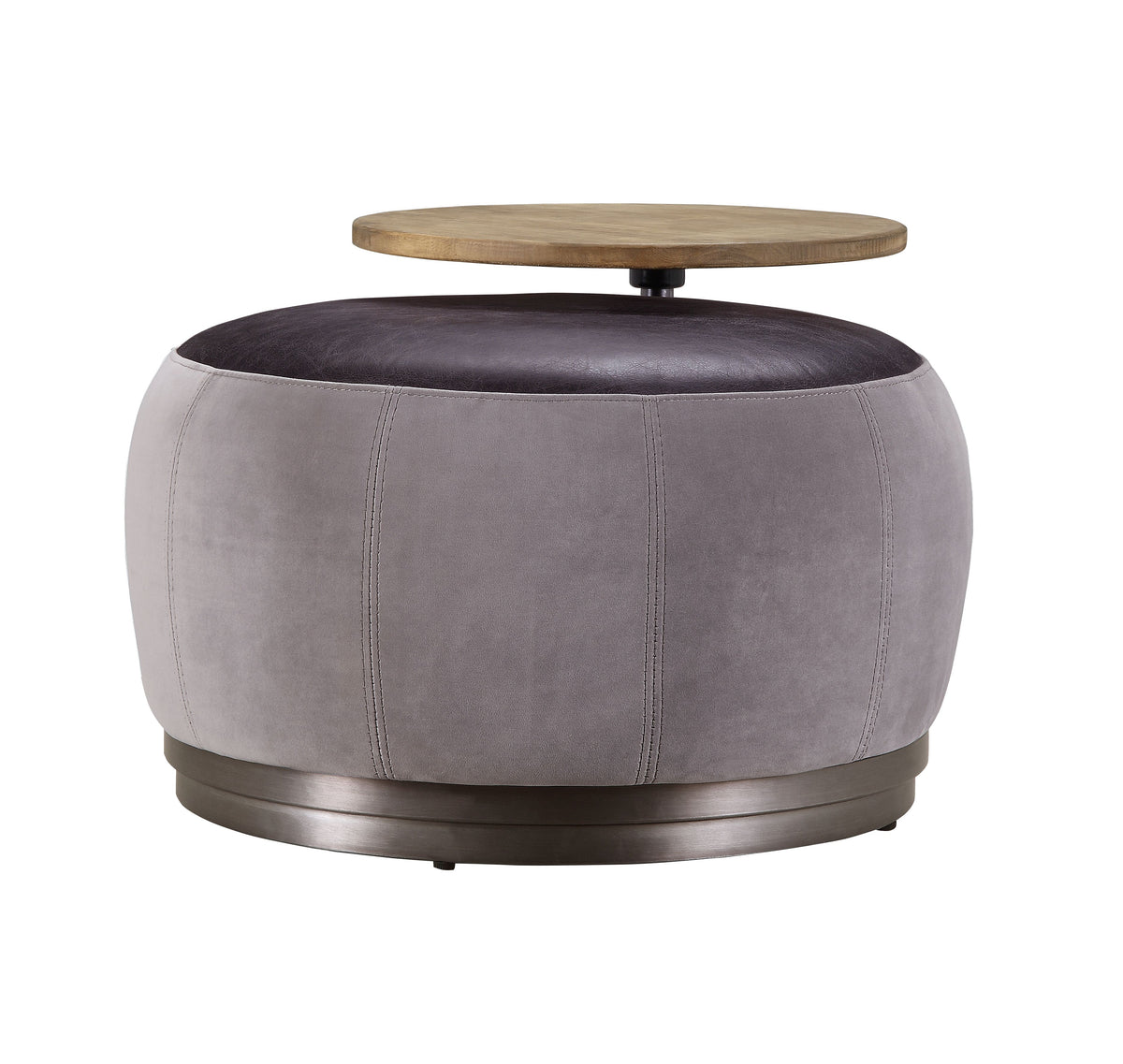 Decapree Industrial Accent Chair & Ottoman