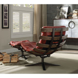 Gandy Swivel Lounge Chair & Ottoman