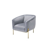 Carlson Velvet Barrel Accent Chair