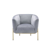 Carlson Velvet Barrel Accent Chair