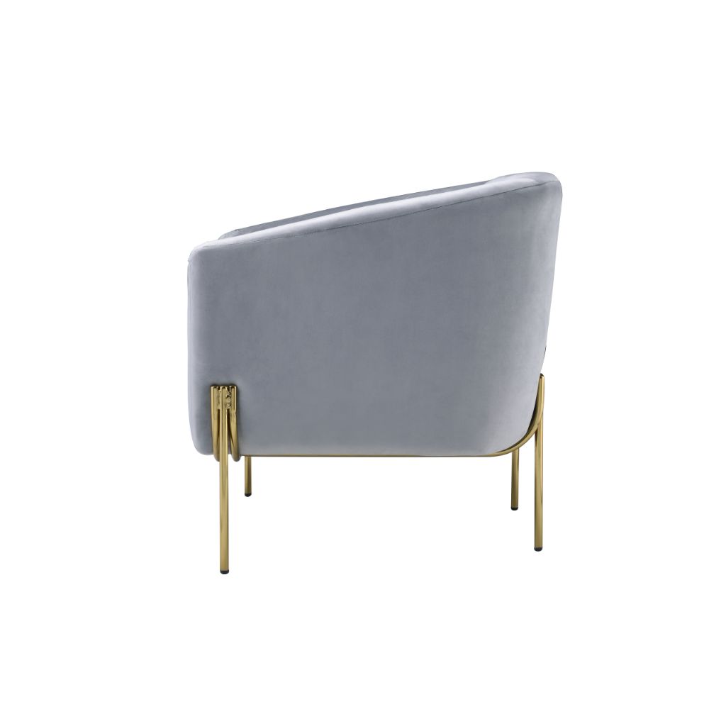 Carlson Velvet Barrel Accent Chair