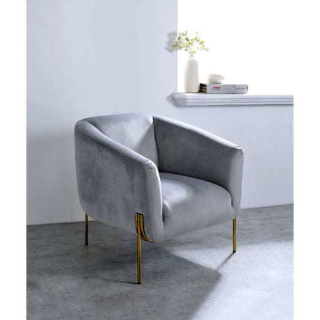 Carlson Velvet Barrel Accent Chair