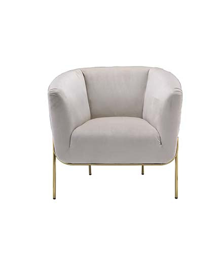 Carlson Velvet Barrel Accent Chair