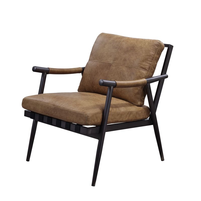 Anzan Leather Accent Chair
