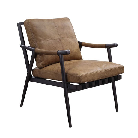 Anzan Leather Accent Chair