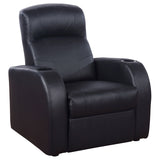 Cyrus Top Grain Leather Recliner & Home Theater Seating - Recliner