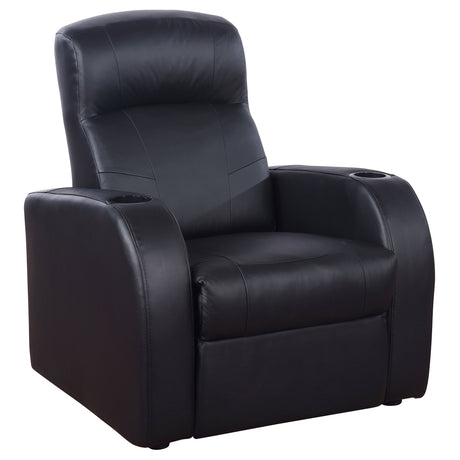 Cyrus Top Grain Leather Recliner & Home Theater Seating - Recliner