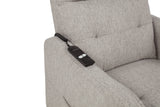 Dayes Power Lift Recliner Chair - Plush Pillow Arms & Tall Back in Taupe Fabric – view 15