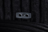 Jacana Dual Power Chaise Sofa - Black Channel-Tufted Corduroy with USB-A & USB-C Charging – view 13