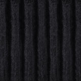 Jacana Dual Power Chaise Sofa - Black Channel-Tufted Corduroy with USB-A & USB-C Charging – view 14
