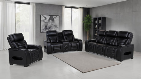 Zuma Dual Power Reclining Sofa, Loveseat & Recliner - 3pcs- Sofa + Loveseat + Recliner