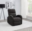 Grant Compact Power Recliner - Charcoal Grey Fabric with Lay-Flat Recline & Pocket Coil Seat – view 1