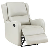 Kelsey English Arm Recliner Chair - Ivory