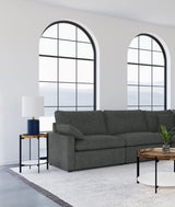 Collins Modular Power Reclining Sectional, Sofa & Home Theater Seating - Dark Grey Fabric - lifestyle
