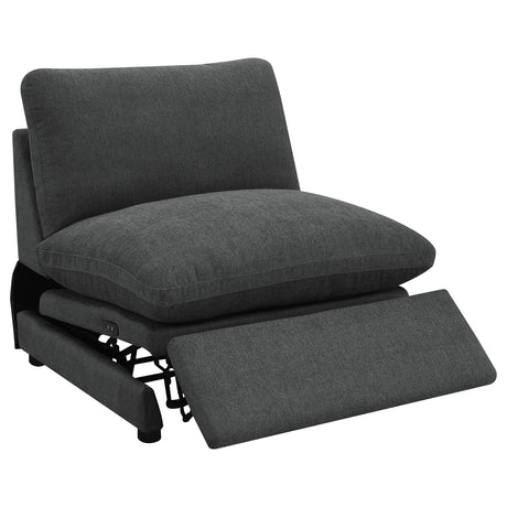 Collins Modular Power Reclining Sectional, Sofa & Home Theater Seating - Dark Grey Fabric – view 19