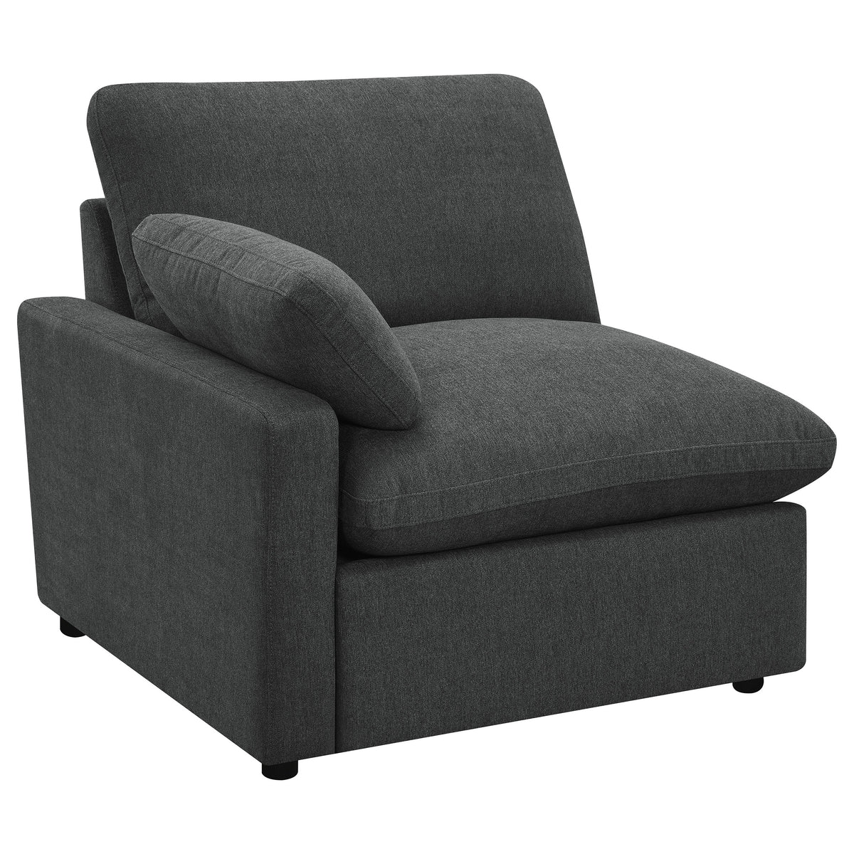 Collins Modular Power Reclining Sectional, Sofa & Home Theater Seating - Dark Grey Fabric