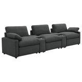 Collins Modular Power Reclining Sectional, Sofa & Home Theater Seating - 5pcs- Home Theater Seating (3 Recliners + 2 Consoles)