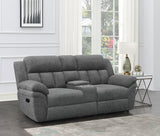 Bahrain Reclining Sectional, Sofa, Loveseat, Glider Recliner & Home Theater Seating - Charcoal Chenille, Manual or Power - lifestyle