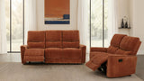 Navarro Reclining Sofa, Loveseat & Glider Recliner - 2pcs- Reclining Sofa + Reclining Loveseat