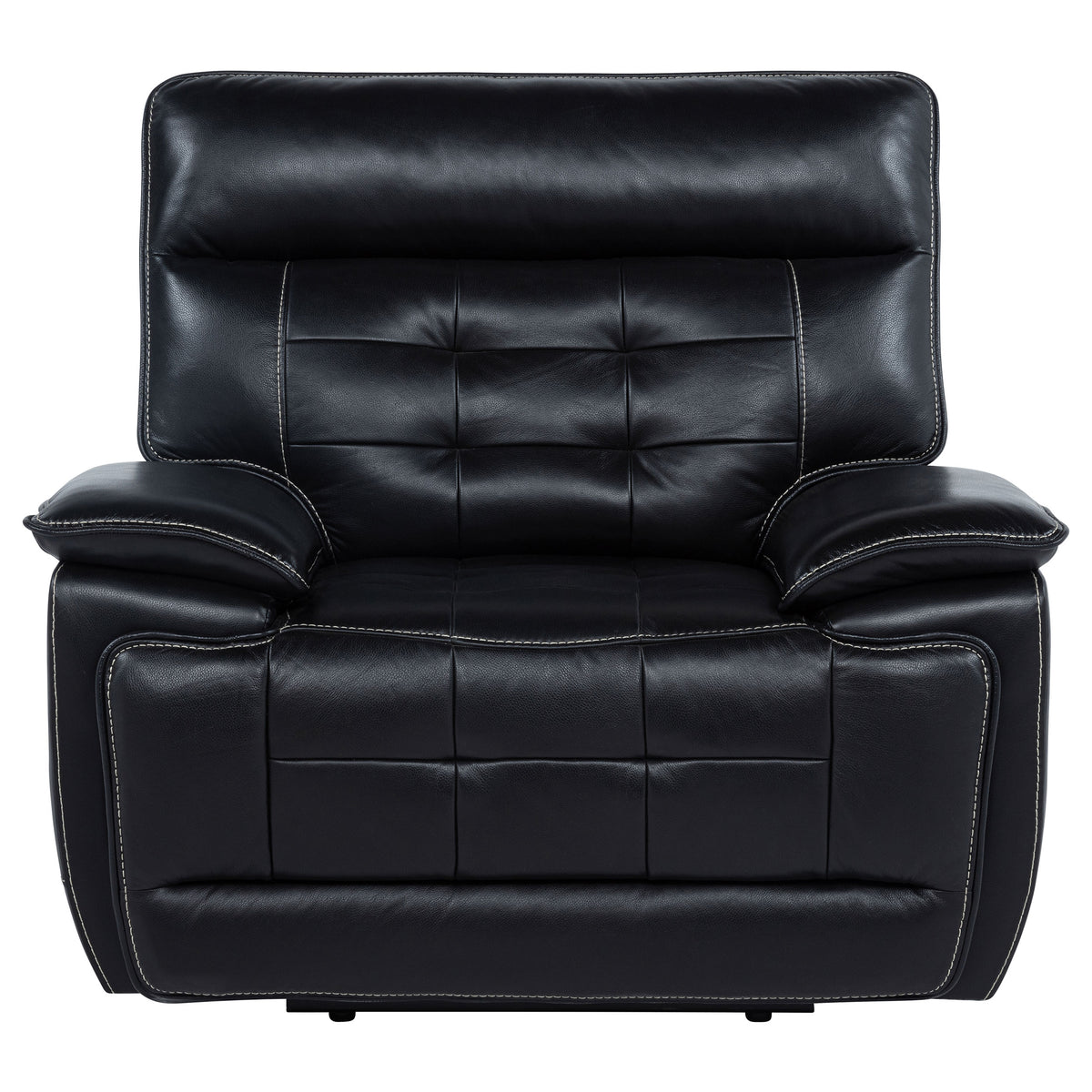 Hewitt Dual Power Recliner - Black Top Grain Leather with Power Headrest & USB-A/USB-C Charging – view 5