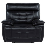 Hewitt Dual Power Recliner - Black Top Grain Leather with Power Headrest & USB-A/USB-C Charging – view 5