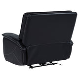Hewitt Dual Power Recliner - Black Top Grain Leather with Power Headrest & USB-A/USB-C Charging – view 6