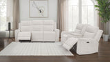 Kennett Power Reclining Sofa, Loveseat & Recliner - 2pcs- Sofa + Loveseat