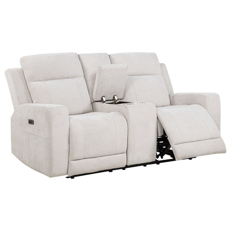 Kennett Power Reclining Sofa, Loveseat & Recliner - Power Reclining Loveseat with Console