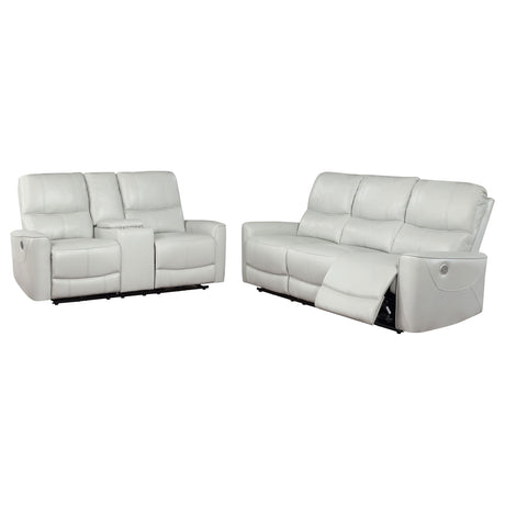 Greenfield Power Reclining Sofa, Loveseat & Recliner - 2pcs- Sofa + Loveseat