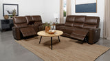 Greenfield Power Reclining Sofa, Loveseat & Recliner - 2pcs- Sofa + Loveseat