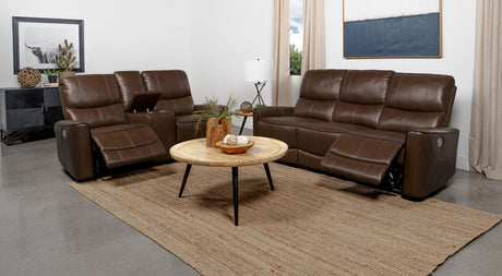 Greenfield Power Reclining Sofa, Loveseat & Recliner - 2pcs- Sofa + Loveseat