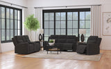 Brentwood Reclining Sofa, Loveseat & Rocker Recliner - 3pcs- Sofa + Loveseat + Recliner