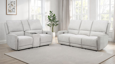 Sylmar Power Reclining Sofa, Loveseat & Recliner - 2pcs- Sofa + Loveseat