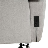 Sylmar Power Reclining Sofa, Loveseat & Recliner - Dove Grey Chenille with Push-Button Recline – view 19