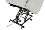 Sylmar Dual Power Lift Recliner - Adjustable Headrest, USB-A & USB-C in Dove Grey Chenille – view 14