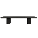 Dinsmore 160" Mid Century Modern Fluted Rectangle Dining Table - room setting