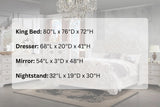 Santa Monica White Bedroom Set — Queen & King — product view 5