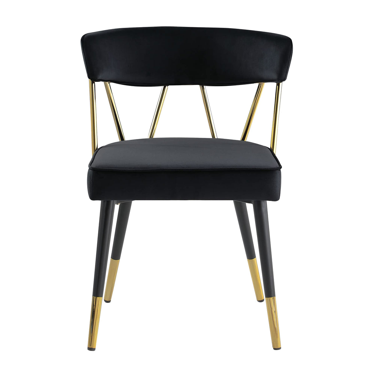 Antoine Glam Upholstered Dining Chair - detail view