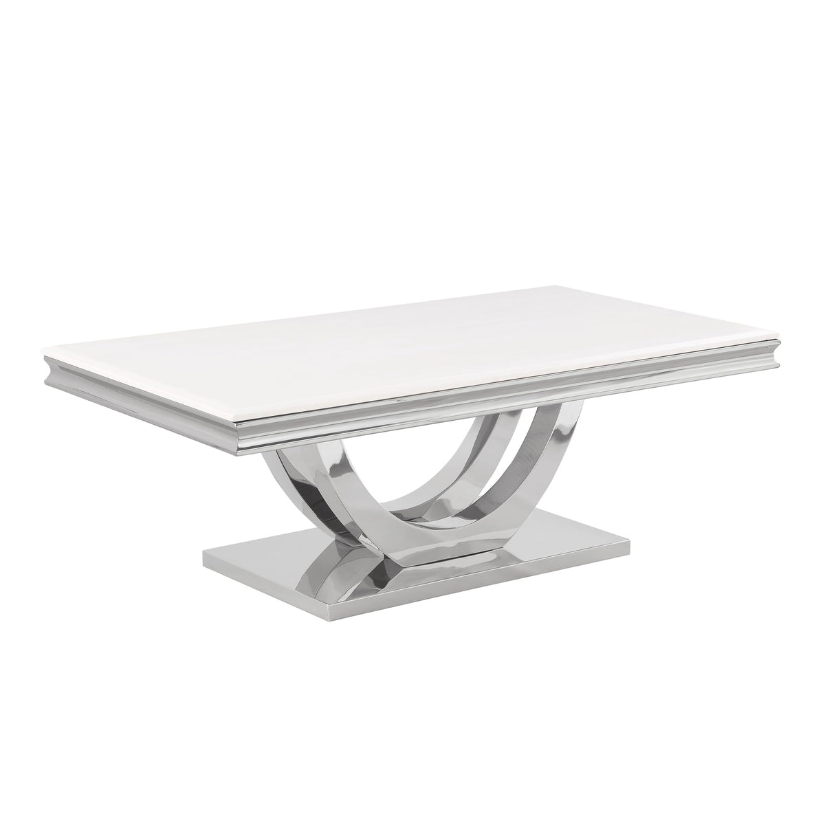 Trinidad Coffee Table in Silver