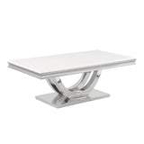 Trinidad Coffee Table in Silver