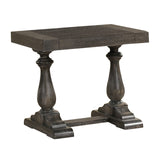 Amy rustic wood occasional table