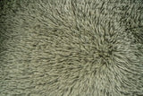 Vander Boneless Barrel Accent Chair in Sage Green Faux Fur – view 8